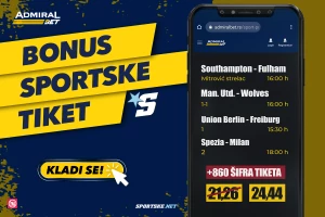 AdmiralBet i Sportske bonus tiket - Mitrović se vraća